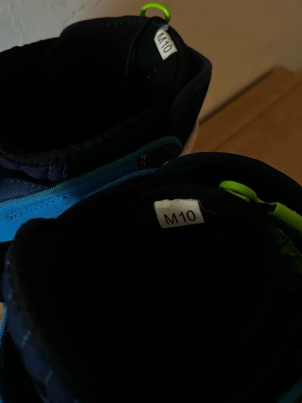 Men's Blue Snowboard Boots with White Laces